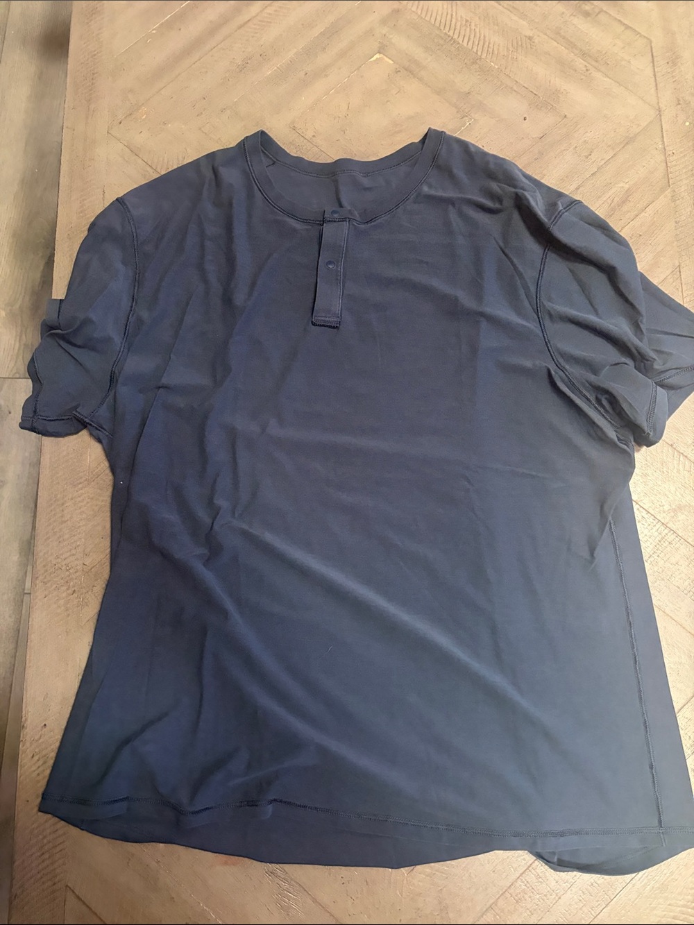 lululemon athletica Navy Short-Sleeve Henley